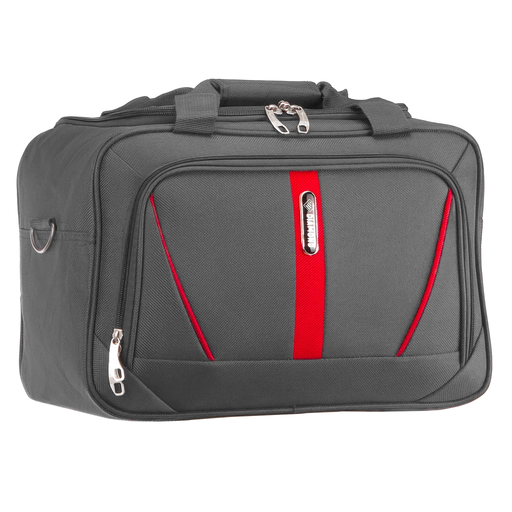Graue Reisetasche